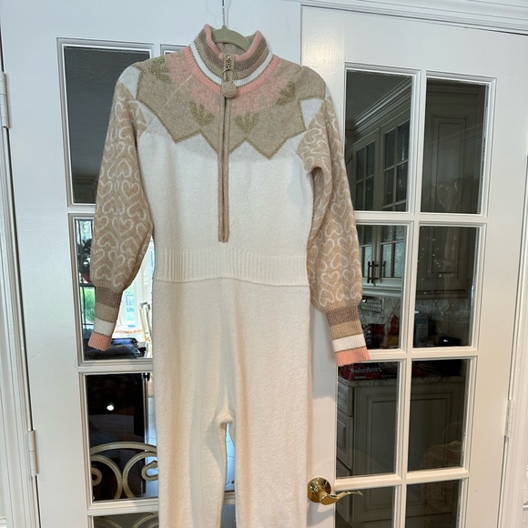Lali Onesie Love Shack Fancy- like new! Worn once. Sold out on site - Picture 3 of 4
